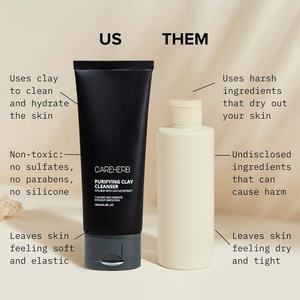 Nettoyant facial pour homme, élimine l'huile et la saleté du visage, nettoie la peau à tendance acnéique, nettoyant visage en argile pour hommes, nettoyage en profondeur des pores - Product Image 6