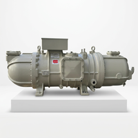 Compresseur à vis semi-hermétique ZH7LSG7YE 100HP, construction métallique, réfrigérant R-22 pour refroidisseurs industriels et systèmes d'air centralisé