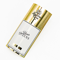 Parfum d'étiquette en métal avec logo personnalisé Étiquette en relief 3d de bouteille d'impression de haute qualité