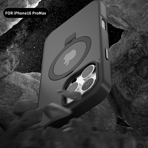 เหมาะสำหรับ Apple 16 PRO MAX ตัวยึดที่มองไม่เห็นเคสโทรศัพท์กันกระแทกสำหรับ <span class=keywords><strong>iPhone</strong></span> 15<span class=keywords><strong>เคส</strong></span>โทรศัพท์ผิวด้านให้ความรู้สึก<span class=keywords><strong>เคส</strong></span>โทรศัพท์แม่เหล็ก - Product Image 4