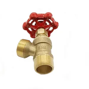 3/4" MIP Lead Free Boiler Drain brass blowdown control valve