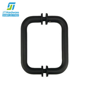 Edelstahl der BM-Serie 3/4 "19mm röhrenförmiger Duschraum Glastür Rücken an Rücken Handtuch halter Zug griff - Product Image 2