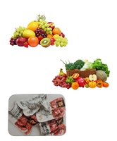 Hogedruk automatische fruit- en groente-lucht drooglijn 304 roestvrijstalen motor kerncomponent hoge efficiëntie zakdraaiende lucht