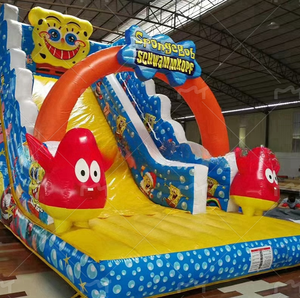 Tobogán de tambor de castillo inflable de PVC de exportación de alta calidad para parque infantil fiesta perfecta Regalo de Cumpleaños Castillo de trampolín - Product Image 1