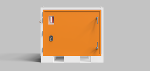 Boîtier de sécurité pour batterie PV M compatible avec les batteries de stockage d'énergie solaire photovoltaïque LiFePO4 de 40 kWh - Product Image 5