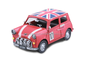 Voiture de qualité supérieure rouge, assemblage personnalisé, en fer métallique, décoration de TABLE, pour la maison, nouveau DESIGN - Product Image 1