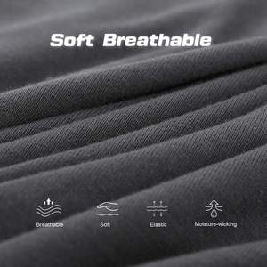 Caleçons sculptants taille haute grande taille pour hommes, résistants à la transpiration, avec ceinture anti-roulement, pour hommes en surpoids, confort quotidien - Product Image 2