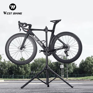 WEST BIKING support de réparation de vélo pliant en alliage d'aluminium Rotation à 360 degrés hauteur réglable haute résistance porte-vélo Durable - Product Image 1