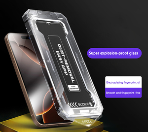 Película Protectora de Pantalla Completa HD Anti-Espía de Alta Calidad para <span class=keywords><strong>iPhone</strong></span> 17 16, Película Reforzada Anti-Caídas con Herramientas de Aplicación - Product Image 5