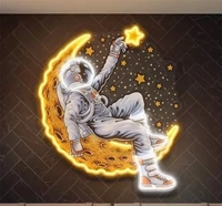 Expédition rapide, enseigne au néon LED personnalisée en acrylique sans MOQ, logo personnalisé, pour la décoration de chambre, d'anniversaire, de mariage, de fête