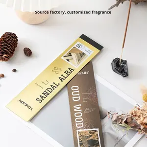 Bâtonnets d'<span class=keywords><strong>encens</strong></span> écologiques à la <span class=keywords><strong>sauge</strong></span> <span class=keywords><strong>blanche</strong></span> et au bois de santal, parfum d'intérieur longue durée, aromathérapie, parfum d'ambiance toute saison - Product Image 2