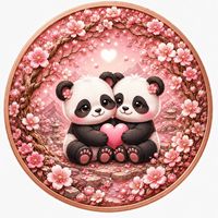 Pièce de monnaie commémorative en relief 3D en métal plaqué cuivre, série Panda mignonne, 10 designs, personnalisée en usine, pour collection