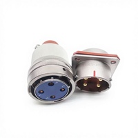 Conector Eléctrico Circular de la Serie Y50DX, Enchufe Hembra de 4 Polos Y50DX-1804TK2 Y50DX-1804ZJ10