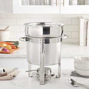 25QT Commercial Stainless Steel Brazier/Braising <b>Pot</b> Heavy-duty Large <b>Induction</b> Saucepan Eco-Friendly Soup Cooking <b>Pots</b> - Product Image 2