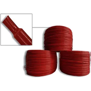 Low Price Brick Red Fiberglass Sleeving Tube Expandable Fiberglass Braided Sleeve