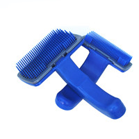 Brosses d'épilation en plastique ABS écologique pour chiens peigne de nettoyage de toilettage pour animaux de compagnie peigne de Massage à nœud ouvert fournitures pour animaux de compagnie