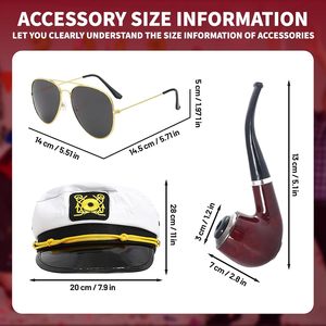 Disfraz de Hugh Hefner para Hombre, Túnica de Terciopelo, Sombrero, Gafas, Disfraz de Halloween para Adultos - Product Image 5