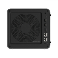 Mini serveur de stockage NAS domestique 4 baies Intel N100 8GB DDR5 Dual Lan 2.5GbE USB3.2 Type C 4K SATA HDD SSD Docker