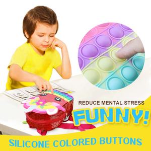 Sac à dos en Silicone pour enfants, anti-Stress, presse à bulle, accessoires sensoriels - Product Image 3