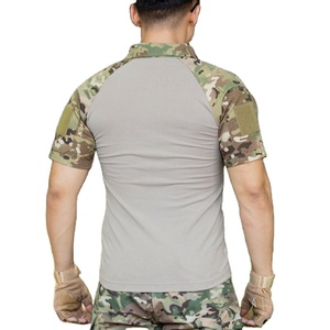 Tactique conforme <span class=keywords><strong>Coyote</strong></span> Brown Mens T-Shirt Poly Cotton OCP Scorpion Uniform - Product Image 1