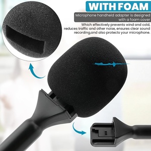 Lightweight Wireless <b>Microphone</b> Hand Stick <b>Microphone</b> Holder Clip Handheld <b>Microphone</b> - Product Image 4
