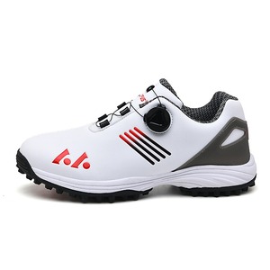 Chaussures de golf homme hiver-été, semelle extérieure en caoutchouc, imperméables, cuir véritable, doublure en mesh, semelle à crampons - Product Image 5
