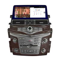 Infiniti QX56 QX80 ve Nissan Armada Patrol Y62 2010-2020 için 12.3 inç Dokunmatik Ekranlı Araç Radyosu, Kablosuz Carplay ve Android Auto Destekli Stereo