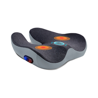 Coussin de massage en mousse à mémoire de forme chauffant, écologique, lavable, certifié OEKO-TEX, 100% polyester, en forme de U, pour chaise, soulagement des douleurs dorsales