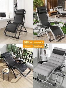 Poltrona reclinabile sedia pieghevole per ufficio casa spiaggia spiaggia retro lettino per pranzo pausa pranzo letto reclinato letto reclinato - Product Image 6