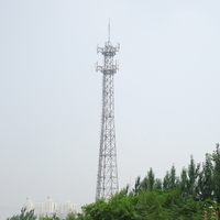 Tour d'antenne FM, Tour d'antenne de téléphonie cellulaire, Tour radio en treillis, Mât de communication extérieur, Tour de communication angulaire à 4 pieds