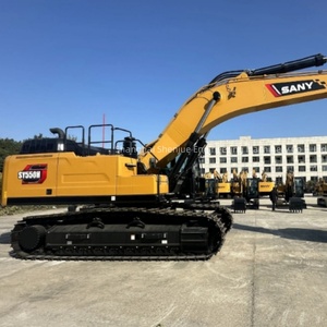 Excavatrice sur chenilles d'occasion Sany 550 de 55 tonnes, hydraulique, faible nombre d'heures de travail, modèles SY215 SY335 - Product Image 2