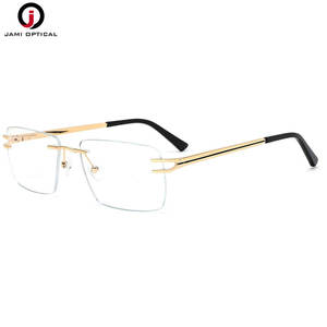 Toptan çerçevesiz gözlük çerçeveleri kare gözlük çerçeveleri yüksek kaliteli Metal çerçeveler - Product Image 3