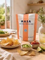 Sachet personnalisé imprimé de qualité alimentaire, laminé, autoportant, refermable avec fermeture éclair, large, pour snacks croustillants, aliments pour bébés et sucre
