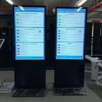 SINGHO Indoor Smart Kiosk Vertikales LCD-Werbedisplay Interaktives Panel Digitale Beschilderung Totem Freistehender Touchscreen