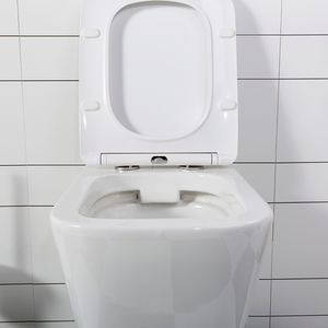 Ensemble complet de toilettes de luxe en deux pièces à suspension murale en céramique blanche moderne OEM BF2470 en vente-Articles sanitaires de salle de bain chinois - Product Image 4