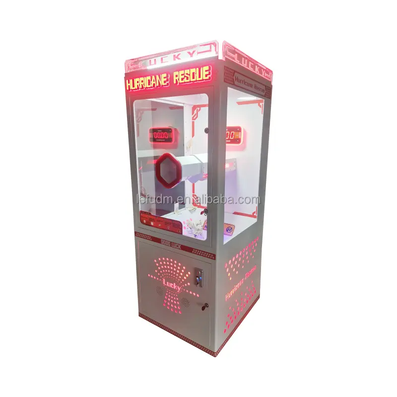 Lefu company money catching machine popular amusement arcade tikcet redemption game machine grabber machine