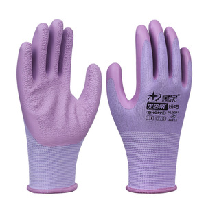 Gants de sécurité Xingyu en nitrile, texture intégrale, micro-diamants en relief, antidérapants, durables, respirants, usage général, taille 7/S - Product Image 1