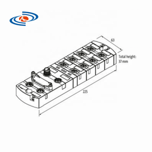Nuevo concentrador de Sensor Original Impact67 Pro <span class=keywords><strong>PN</strong></span> DIO8 IOL8 M12L 5P 54630 para PLC PAC y controladores dedicados - Product Image 2