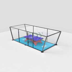 LDK อุปกรณ์เล่นเทนนิสทำจากเหล็กและกระจกสำหรับเล่นกีฬาในร่มแบบพาโนรามา - Product Image 3