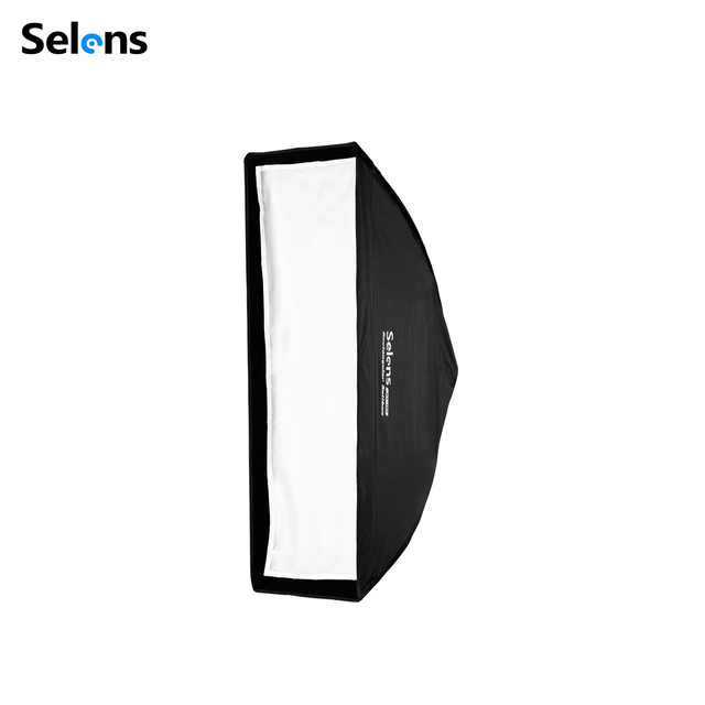 Selens 30x90cm Strip Rectangular Collapsible Light Modifier Softbox Diffusers for Studio Product Photography