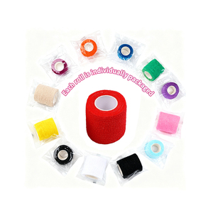 Bandage élastique pour chevaux certifié CE ISO13485, usage adulte, vente en gros, impression de logo personnalisée, bandage cohésif auto-adhésif médical - Product Image 6