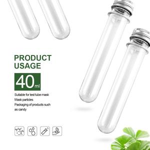 <span class=keywords><strong>Tube</strong></span> à essai avec bouchon à fond <span class=keywords><strong>rond</strong></span> <span class=keywords><strong>plastique</strong></span> PET 25x140mm bouchon à vis 40ml 45ml Matop -04 25x140mm <span class=keywords><strong>rond</strong></span>. Fond 500 pièces CN;SHG transparent - Product Image 2