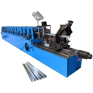 Machine de fabrication de goujons métalliques pour cloisons sèches CU Machine de formage de rouleaux d'acier à canal CU