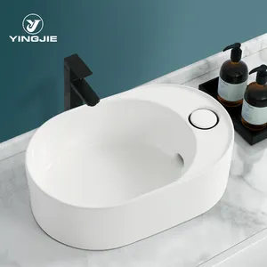 Sıcak satış arapça stil el yıkama pot lavabo şekli seramik lavabo sıhhi tesisat