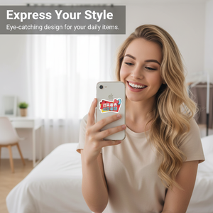 Custom Made Waterproof Adhesive Stickers for Couples-Strong <b>Stickiness</b> Adhesive Paper Material Gift with Poetic Quote - Product Image 2