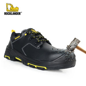 Zapatos de Trabajo con Doble Capa de Cuero y Parte Superior de Plástico, Suela de Goma PU, Zapatos de Seguridad S1P con Puntera de Acero y Plantilla de Acero - Product Image 2