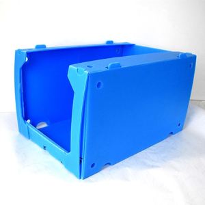 Correx Stackable Picking Bins Corrugated Plastic Warehouse Storage Pick Bin For Clothing