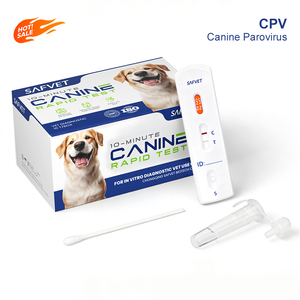 Veterinaria Prueba Rapida Parvo Kit De Parvovirus <span class=keywords><strong>Canino</strong></span> Ag Prueba Rapidas CPV Ag Rapida De Antigeno - Product Image 1