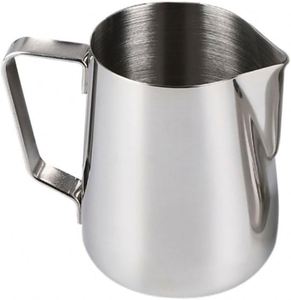 Jarra de Acero Inoxidable para Espumar Leche, para Café y Espresso, de 12 oz (350 ml) y 20 oz (600 ml) - Product Image 1