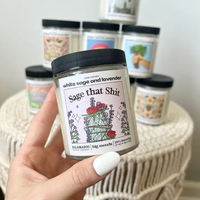 FRHY Vente en gros de bougies en cire de soja très vendues, parfum lavande, aromathérapie, bougies parfumées artisanales de luxe pour la fragrance d'intérieur